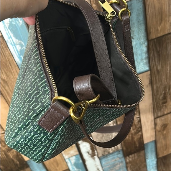 Fossil Green Patterned Crossbody Bag - Picture 8 of 15